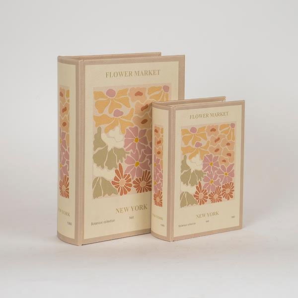 Διακοσμητικά Βιβλία/Κουτιά (Σετ 2τμχ) Estheti 752-17059