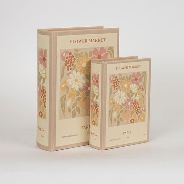 Διακοσμητικά Βιβλία/Κουτιά (Σετ 2τμχ) Estheti 752-17063