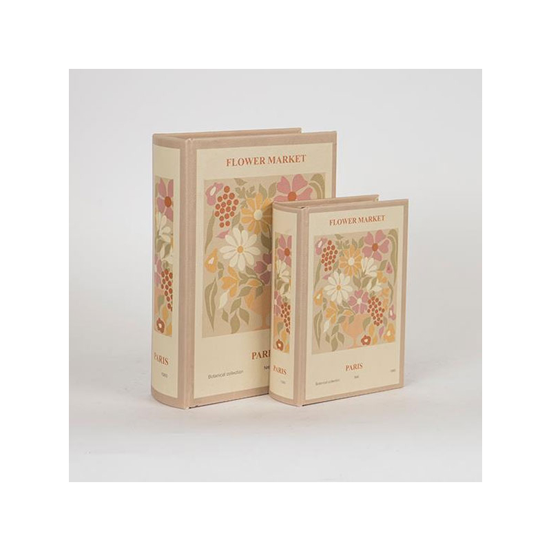 Διακοσμητικά Βιβλία/Κουτιά (Σετ 2τμχ) Estheti 752-17063