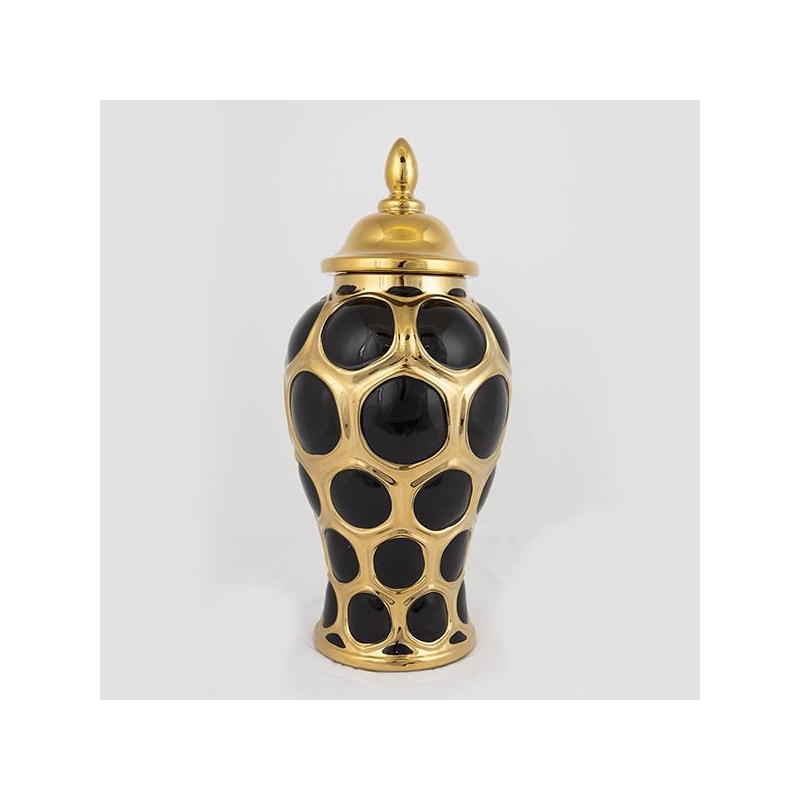 Διακοσμητικό Βάζο Με Καπάκι (Φ17.7x40) Estheti 752-20013