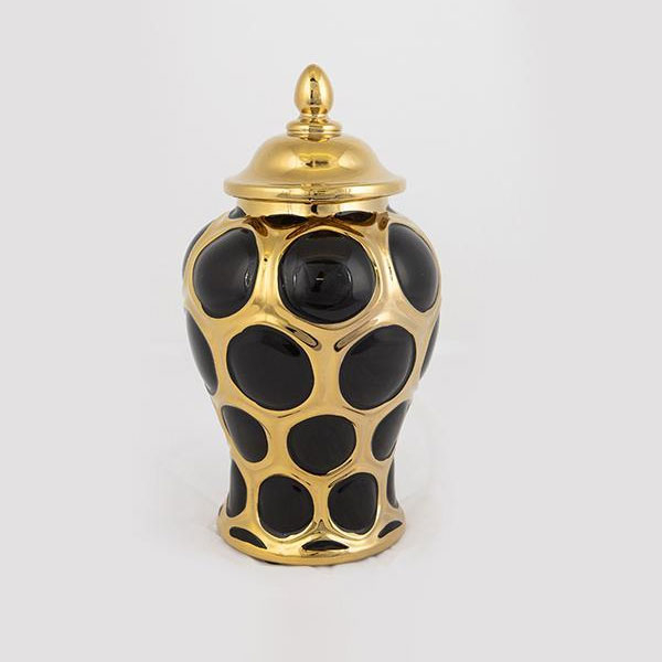 Διακοσμητικό Βάζο Με Καπάκι (Φ15x27.6) Estheti 752-20015