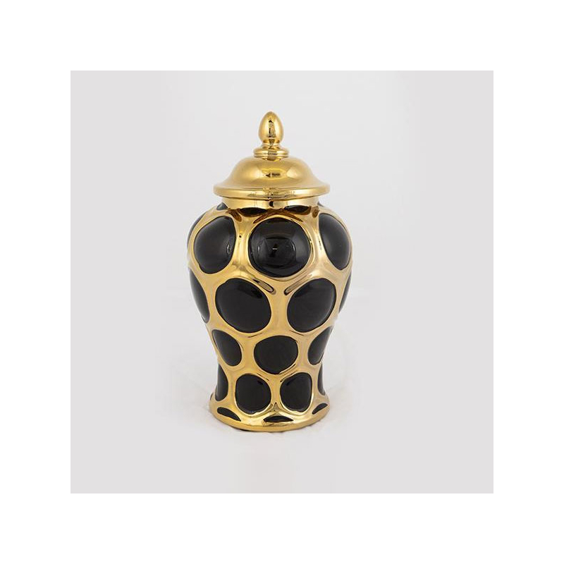 Διακοσμητικό Βάζο Με Καπάκι (Φ15x27.6) Estheti 752-20015