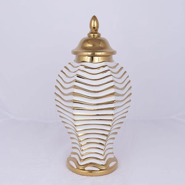 Διακοσμητικό Βάζο Με Καπάκι (Φ21.2x42.2) Estheti 752-20352