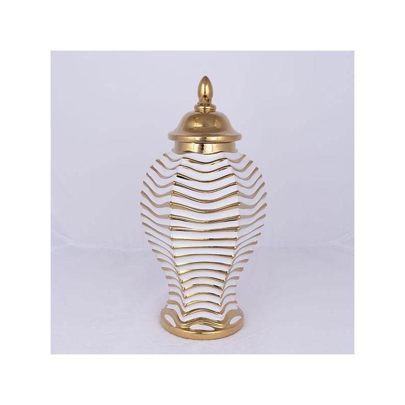 Διακοσμητικό Βάζο Με Καπάκι (Φ21.2x42.2) Estheti 752-20352