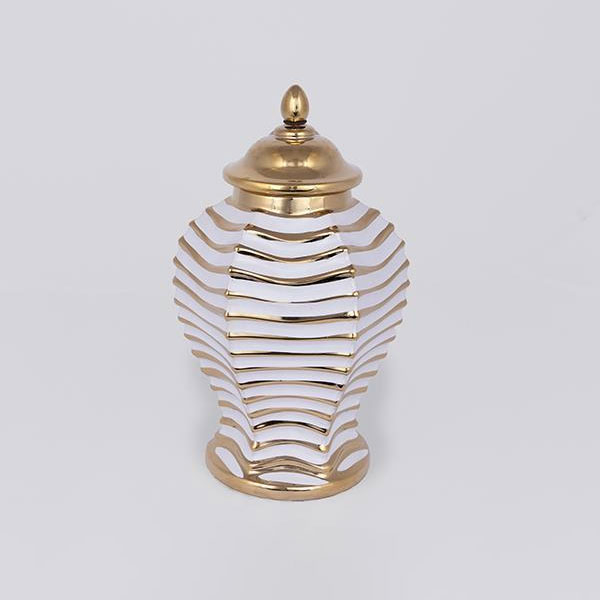 Διακοσμητικό Βάζο Με Καπάκι (Φ18.3x30) Estheti 752-20354