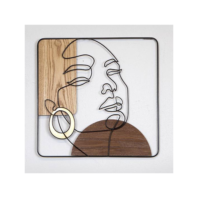 Διακοσμητικό Τοίχου (50.2x1.9x50.2) Estheti 755-10023