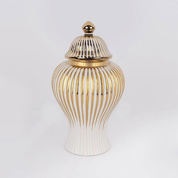 Διακοσμητικό Βάζο Με Καπάκι (Φ19.5x41) Estheti 752-20194