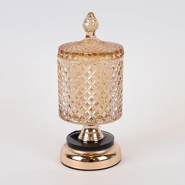 Estheti Διακοσμητικό Βάζο Με Καπάκι (Φ8.5x22) Estheti 752-21083