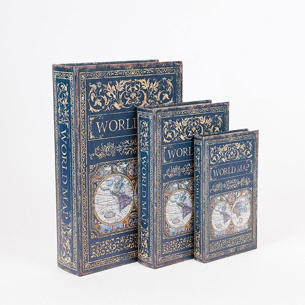 Διακοσμητικά Βιβλία/Κουτιά (Σετ 3τμχ) Estheti 819-00279