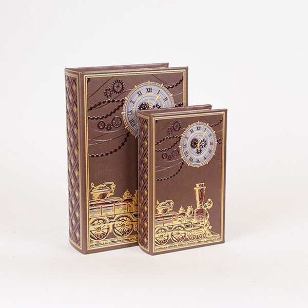 Διακοσμητικά Βιβλία/Κουτιά (Σετ 2τμχ) Estheti 819-00289