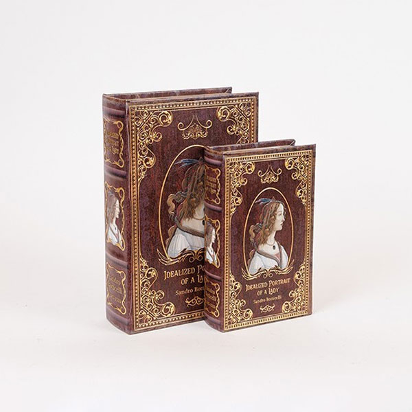 Διακοσμητικά Βιβλία/Κουτιά (Σετ 2τμχ) Estheti 819-00290