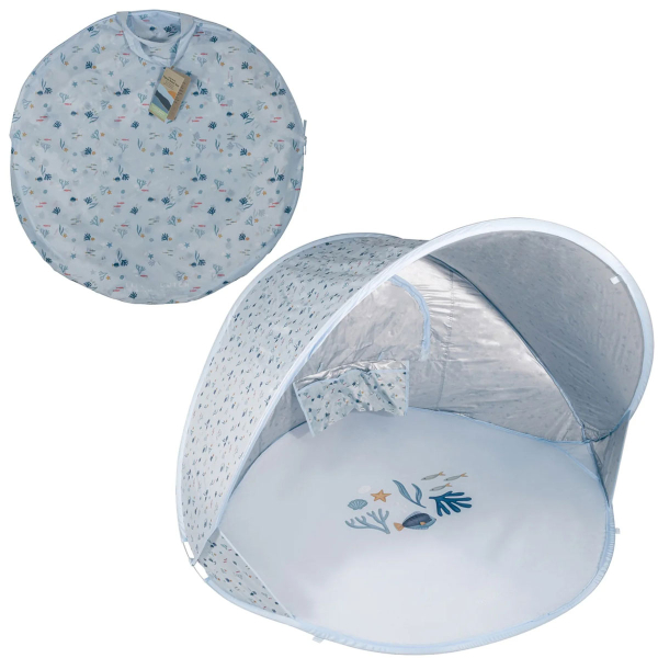 Παιδικό Σκίαστρο Παραλίας Pop Up Με Αντιηλιακή Προστασία Little Dutch Ocean Dreams Μπλε LD2012523