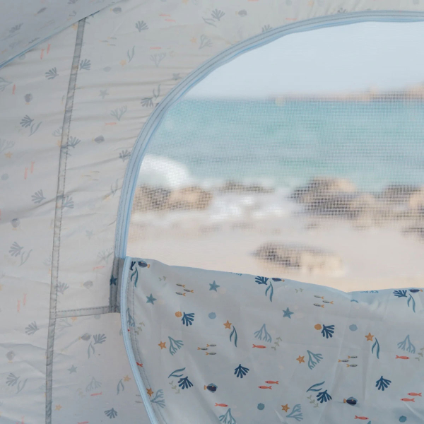 Παιδικό Σκίαστρο Παραλίας Pop Up Με Αντιηλιακή Προστασία Little Dutch Ocean Dreams Μπλε LD2012523