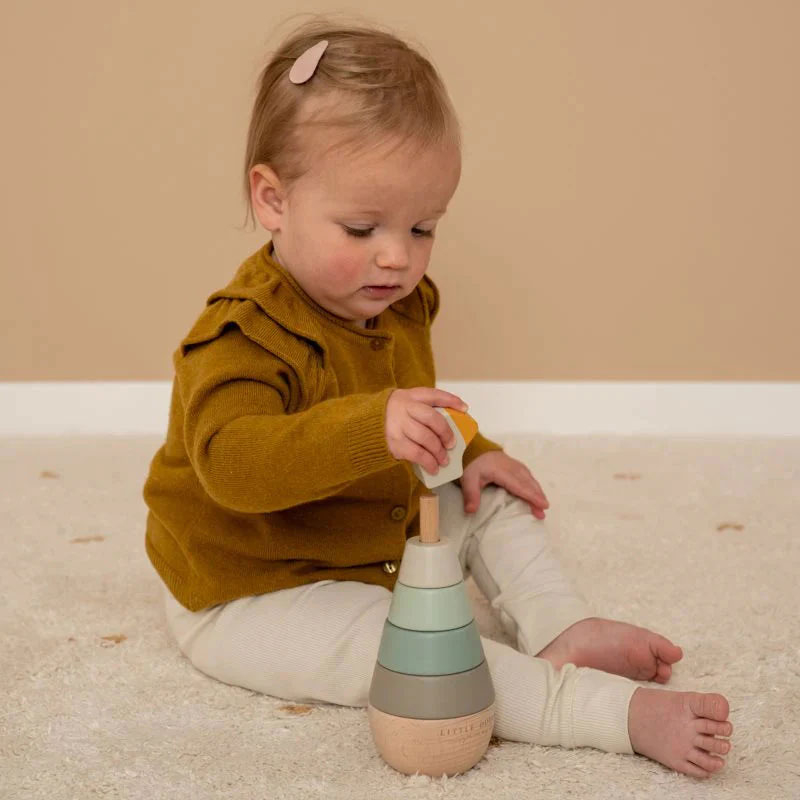 Little Dutch Ξύλινη Πυραμίδα Στοίβαξης & Ισορροπίας Little Dutch Little Goose LD7073