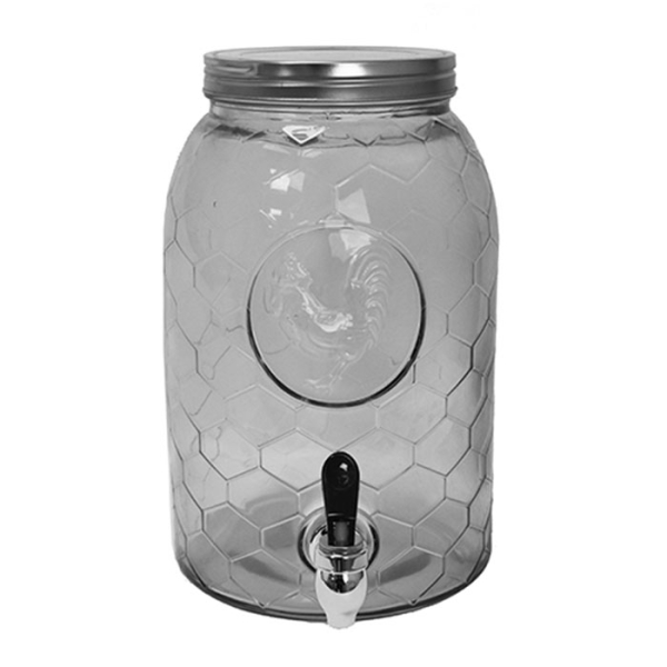 Βάζο Γυάλινο Με Βρυσάκι 6.5lt Mod 3273