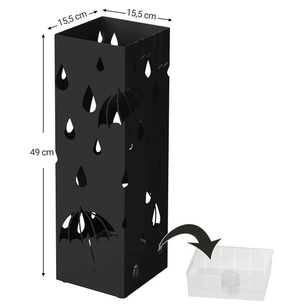 Ομπρελοθήκη (15.5x15.5x49) Songmics LUC49B