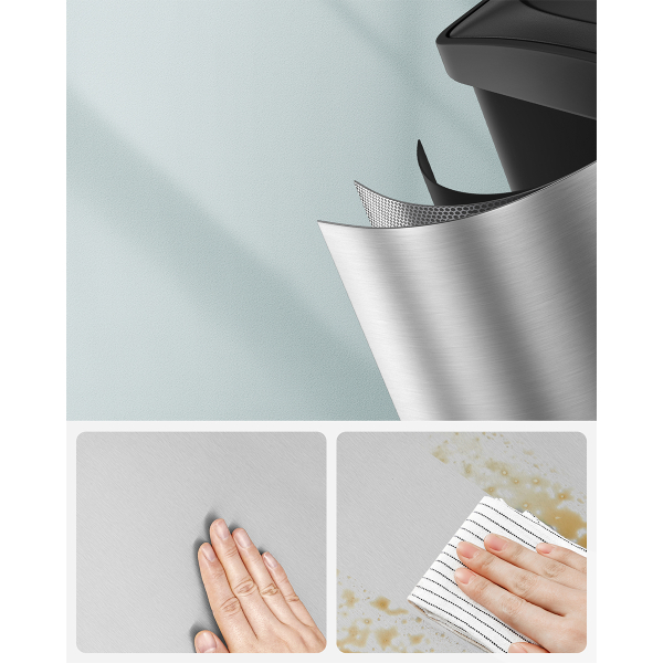 Κάδος Απορριμμάτων Τριπλός (60.5x40.5x48.5) Songmics 45lt LTB45L