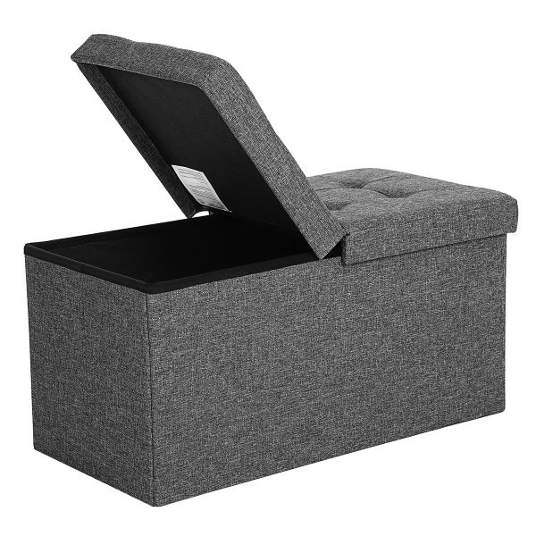 Ταμπουρέ Με Αποθηκευτικό Χώρο (76x38x38) Songmics LSF46GYZ