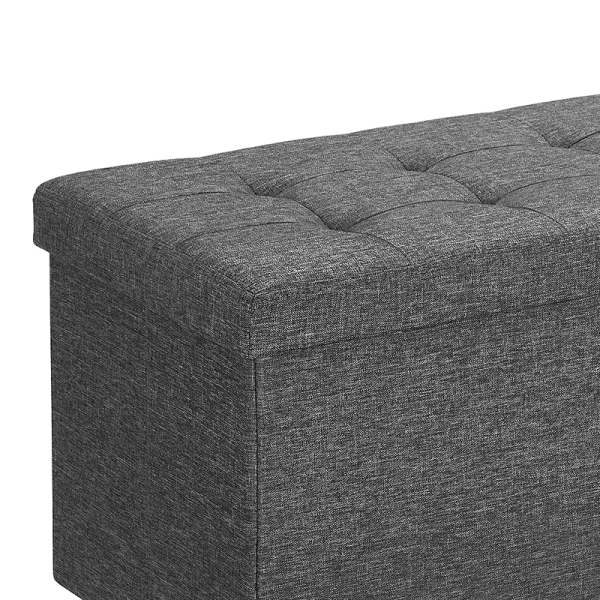 Ταμπουρέ Με Αποθηκευτικό Χώρο (76x38x38) Songmics LSF46GYZ