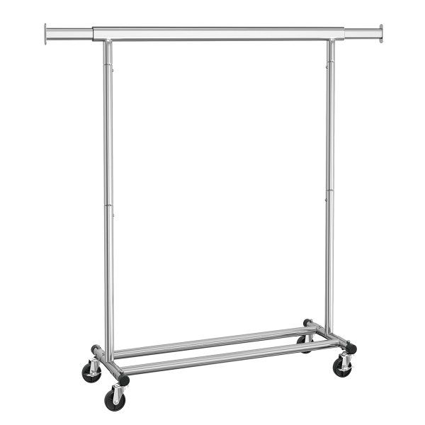 Κρεμάστρα Δαπέδου Επεκτεινόμενη 161.5εκ. Τροχήλατη Songmics HSR13S