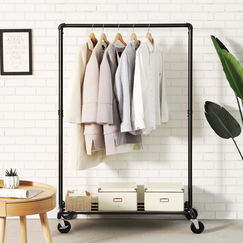 Κρεμάστρα Δαπέδου 163εκ. Τροχήλατη Songmics HSR61BKV1