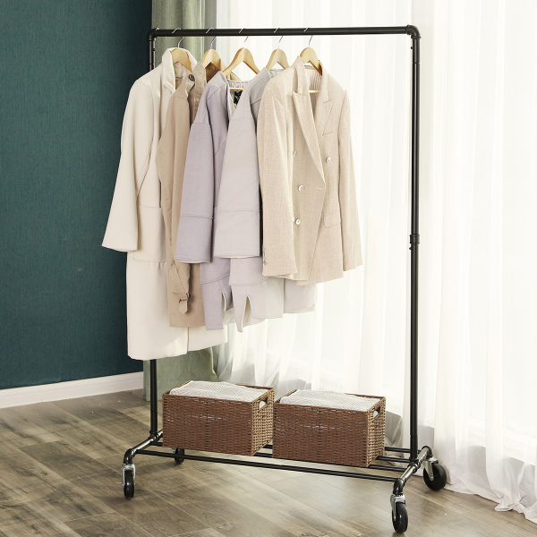 Κρεμάστρα Δαπέδου 163εκ. Τροχήλατη Songmics HSR61BKV1