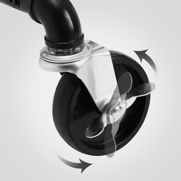 Κρεμάστρα Δαπέδου 163εκ. Τροχήλατη Songmics HSR61BKV1