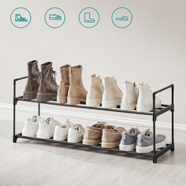 Παπουτσοθήκη 8 Θέσεων (92x30x34) Songmics LSA12BKV2