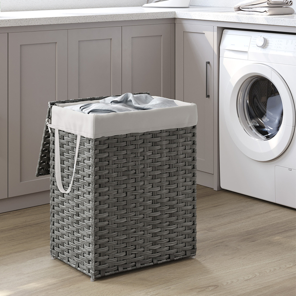 Καλάθι Απλύτων 90Lit (45.5x32x61) Songmics LCB051G01V1