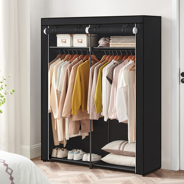 Υφασμάτινη Ντουλάπα (140x43x174) Songmics RYG02BK