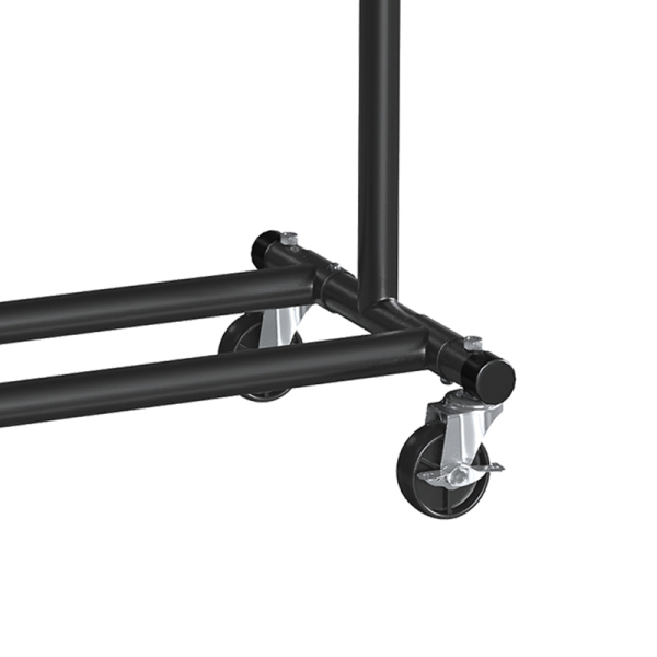 Κρεμάστρα Δαπέδου Επεκτεινόμενη 160εκ. Τροχήλατη Songmics HSR13BKV1