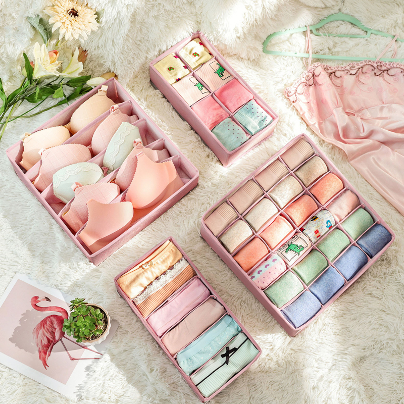 Θήκες Οργάνωσης Συρταριών (Σετ 4τμχ) Songmics RUS04PK