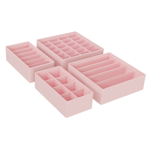 Θήκες Οργάνωσης Συρταριών (Σετ 4τμχ) Songmics RUS04PK