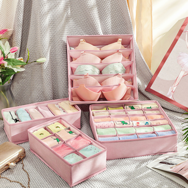 Θήκες Οργάνωσης Συρταριών (Σετ 4τμχ) Songmics RUS04PK