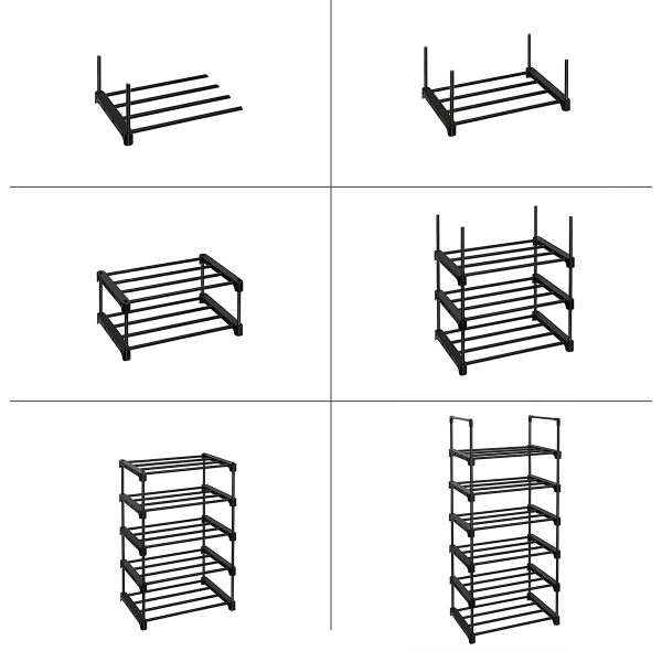 Παπουτσοθήκη 12 Θέσεων (45x30x106) Songmics LSA23BK