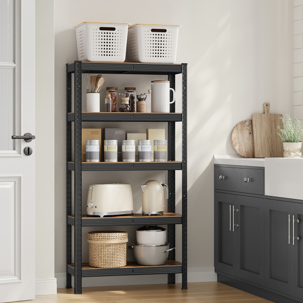 Μεταλλική Ραφιέρα Δαπέδου 5 Θέσεων (75x30x150) Songmics GLR030B01