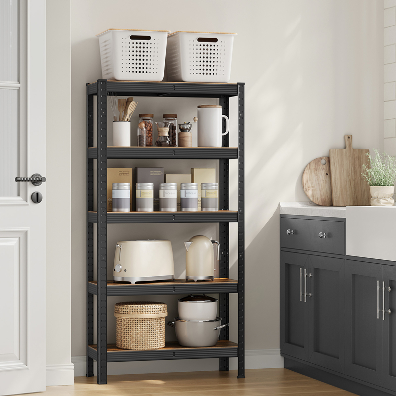 Μεταλλική Ραφιέρα Δαπέδου 5 Θέσεων (75x30x150) Songmics GLR030B01