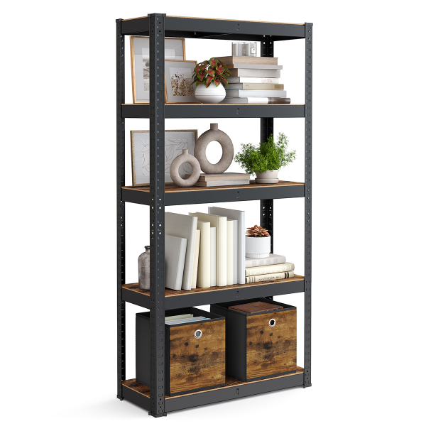 Μεταλλική Ραφιέρα Δαπέδου 5 Θέσεων (75x30x150) Songmics GLR030B01