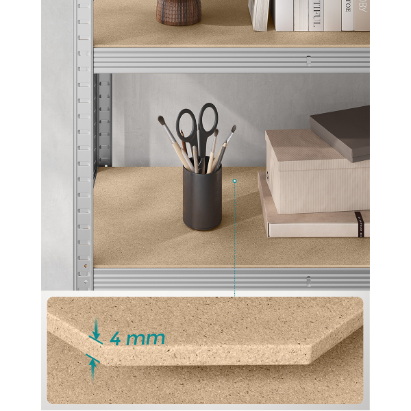 Μεταλλική Ραφιέρα Δαπέδου 5 Θέσεων (100x50x200) Songmics GLR050E01