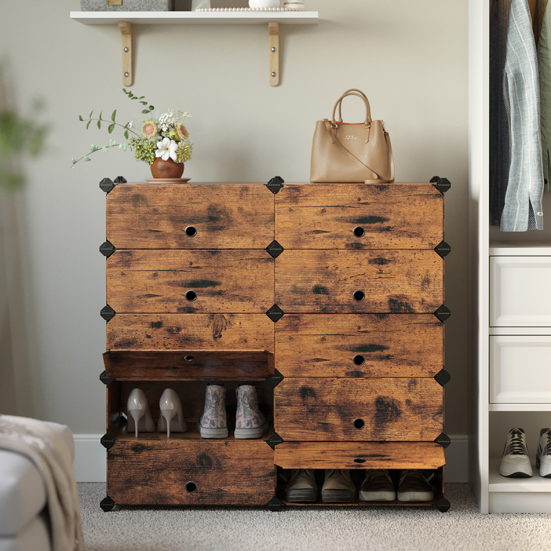 Κουτιά Αποθήκευσης - Παπουτσοθήκη 10τμχ Songmics LPC010A01