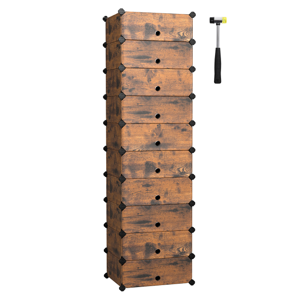 Κουτιά Αποθήκευσης - Παπουτσοθήκη 10τμχ Songmics LPC010A01