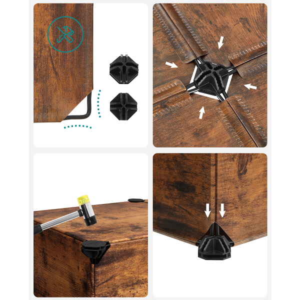 Κουτιά Αποθήκευσης - Παπουτσοθήκη 10τμχ Songmics LPC010A01