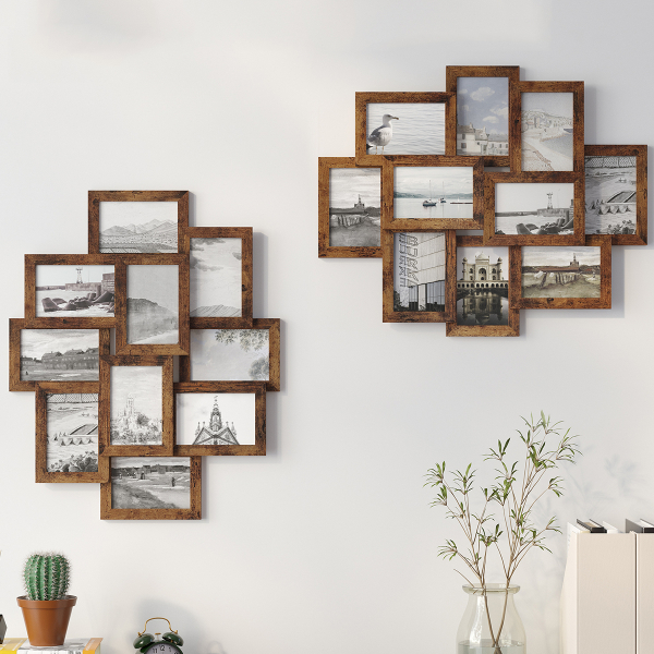 Κορνίζα Τοίχου 10 Θέσεων (49.3x2x60) Songmics RPF020X01