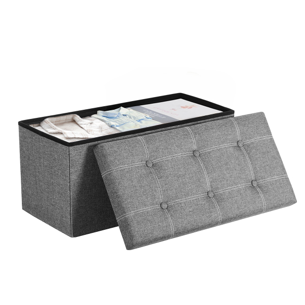 Ταμπουρέ Με Αποθηκευτικό Χώρο (76x38x38) Songmics LSF001G02