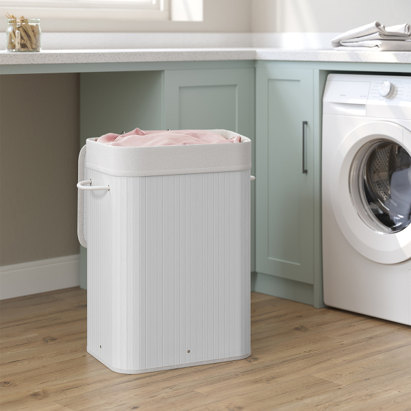 Καλάθι Απλύτων 72Lit (40x30x61) Songmics LCB010W01V1