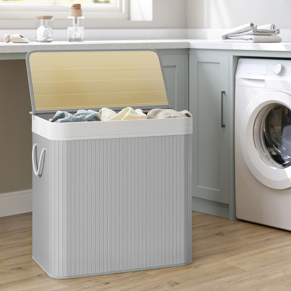 Καλάθι Απλύτων 3 Θέσεων 150Lit (60x40x61) Songmics LCB091G01V1