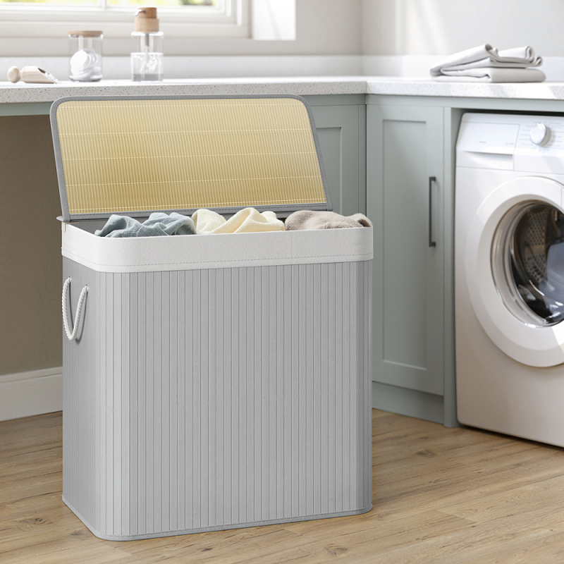 Καλάθι Απλύτων 3 Θέσεων 150Lit (60x40x61) Songmics LCB091G01V1