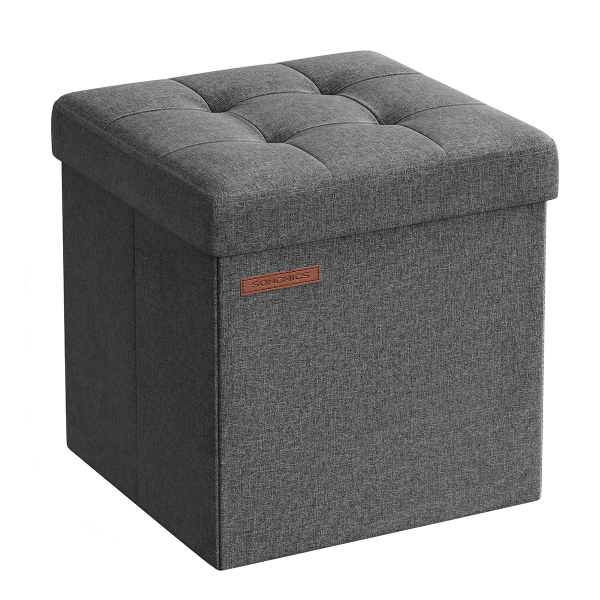 Σκαμπό Με Αποθηκευτικό Χώρο (30x30x30) Songmics LSF028G01