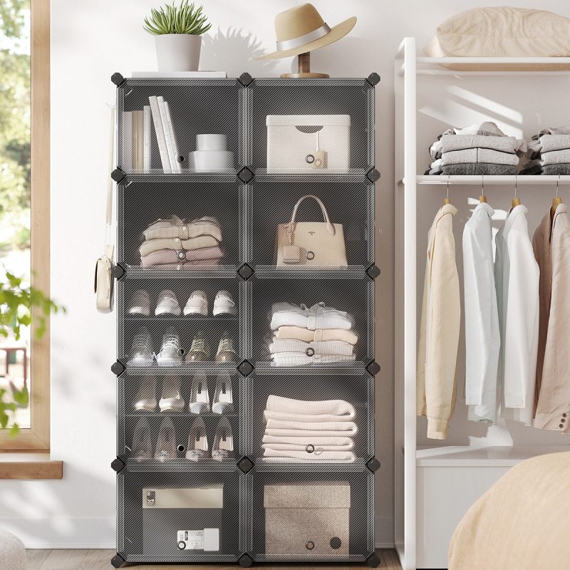 Κουτιά Αποθήκευσης - Παπουτσοθήκη 10τμχ Songmics LPC035B01