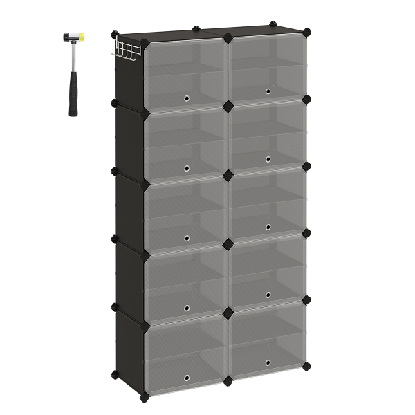 Κουτιά Αποθήκευσης - Παπουτσοθήκη 10τμχ Songmics LPC035B01